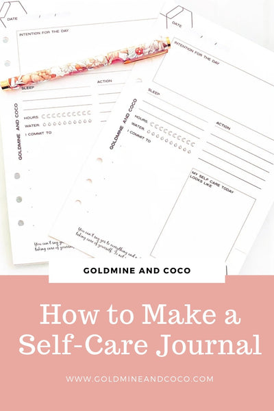 How to Make a Self-Care Journal
