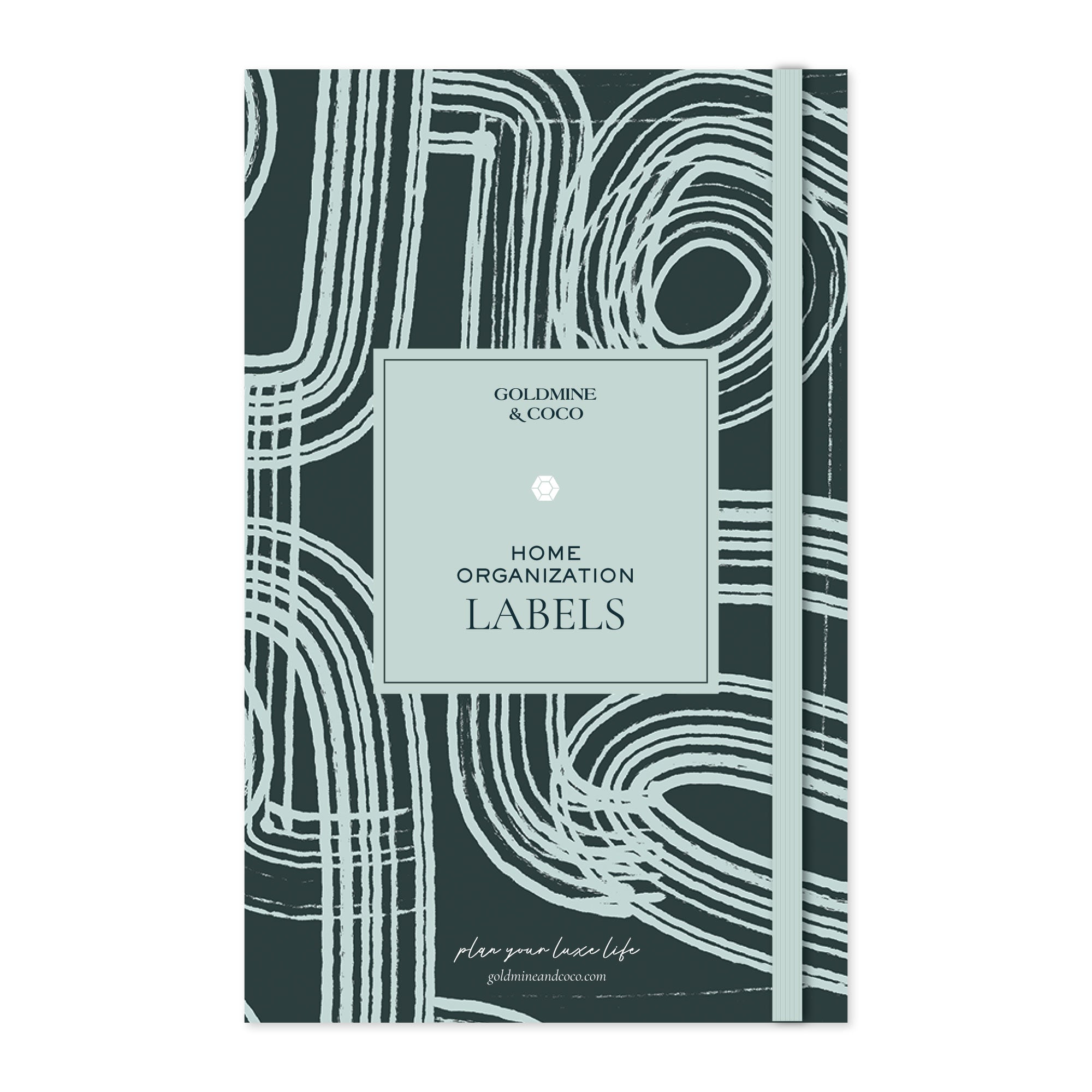 Home Organization Label Book