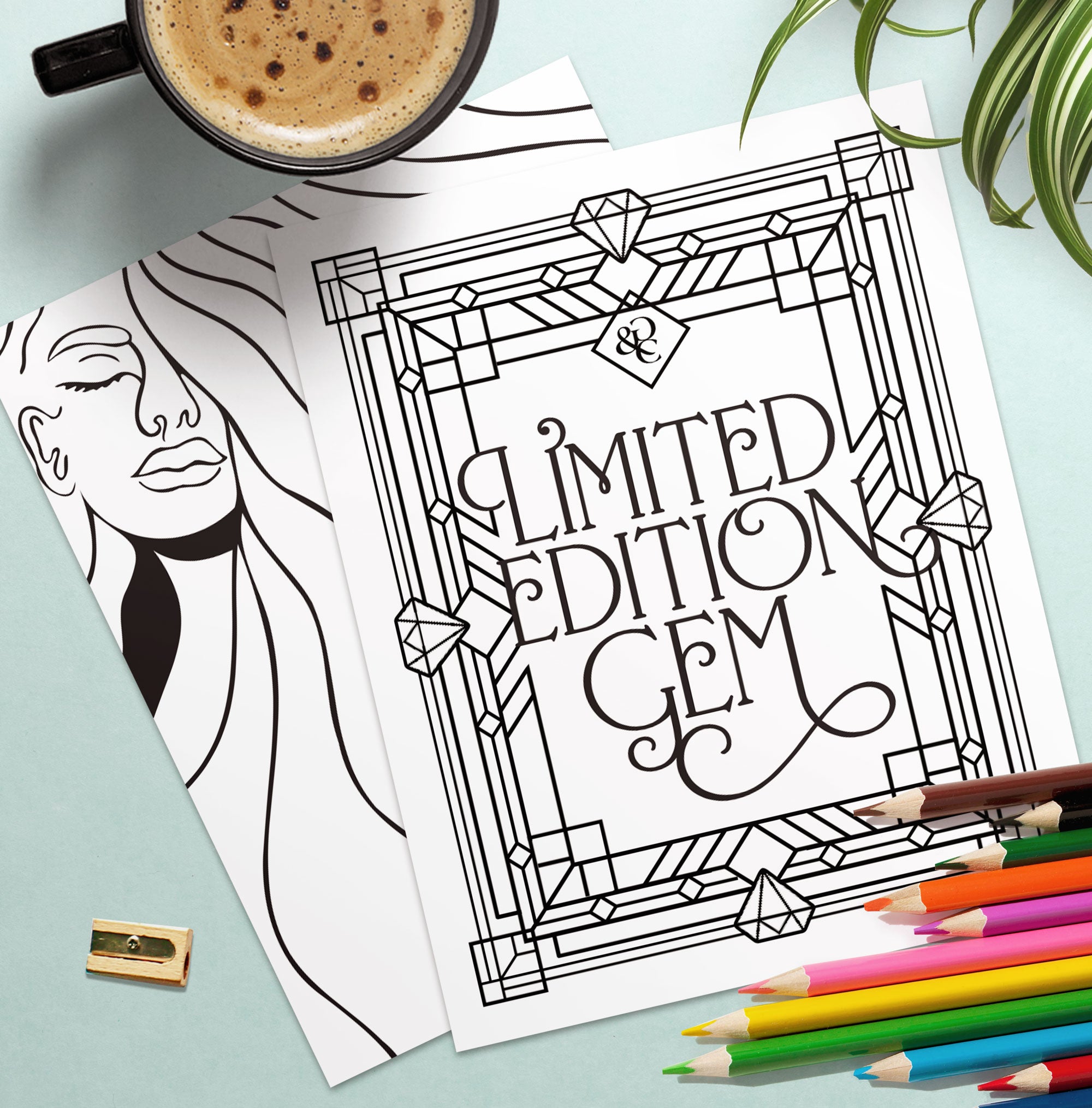 Stress Relief Coloring Sheets