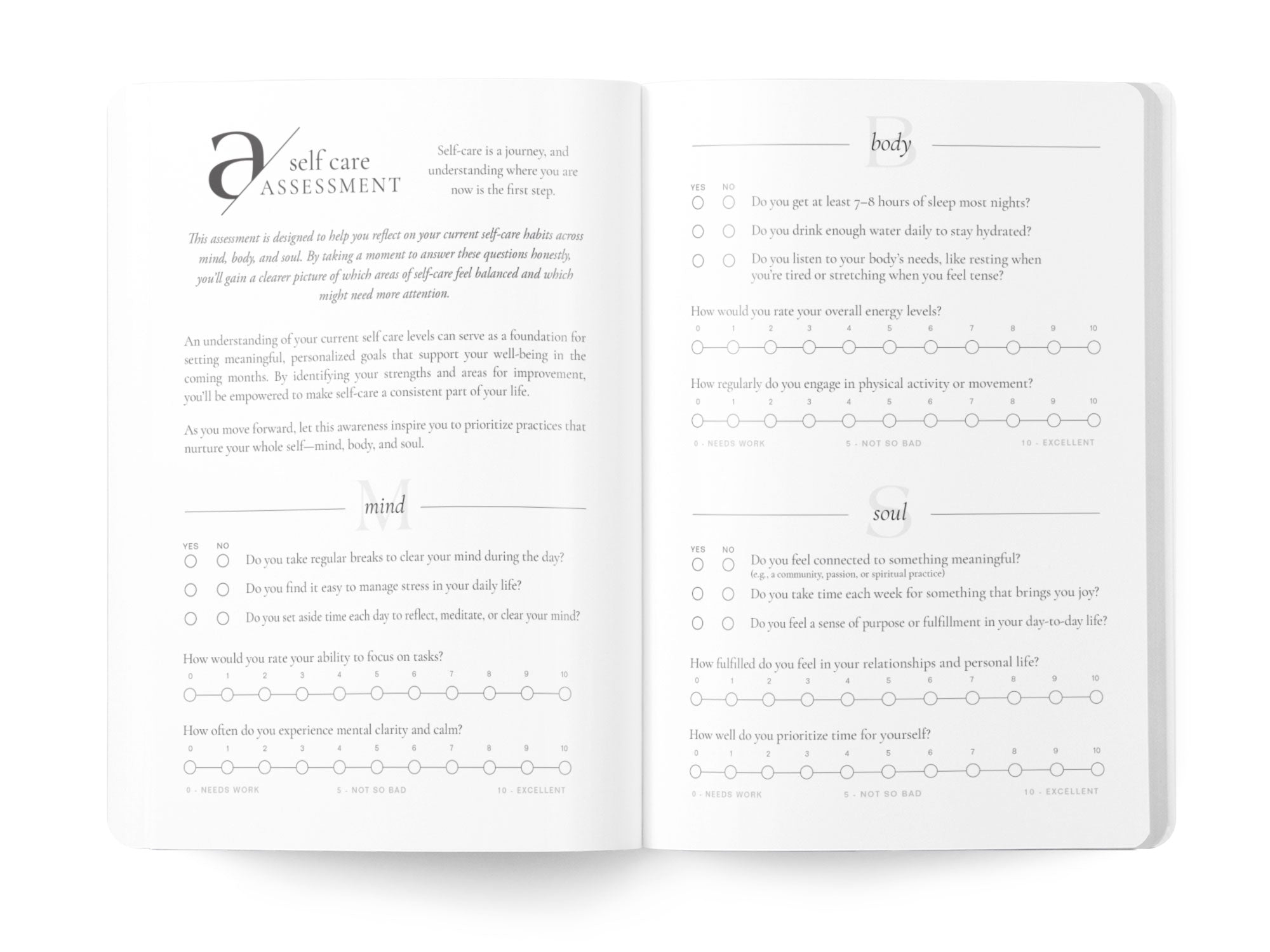 Self Care Sanctuary Planner