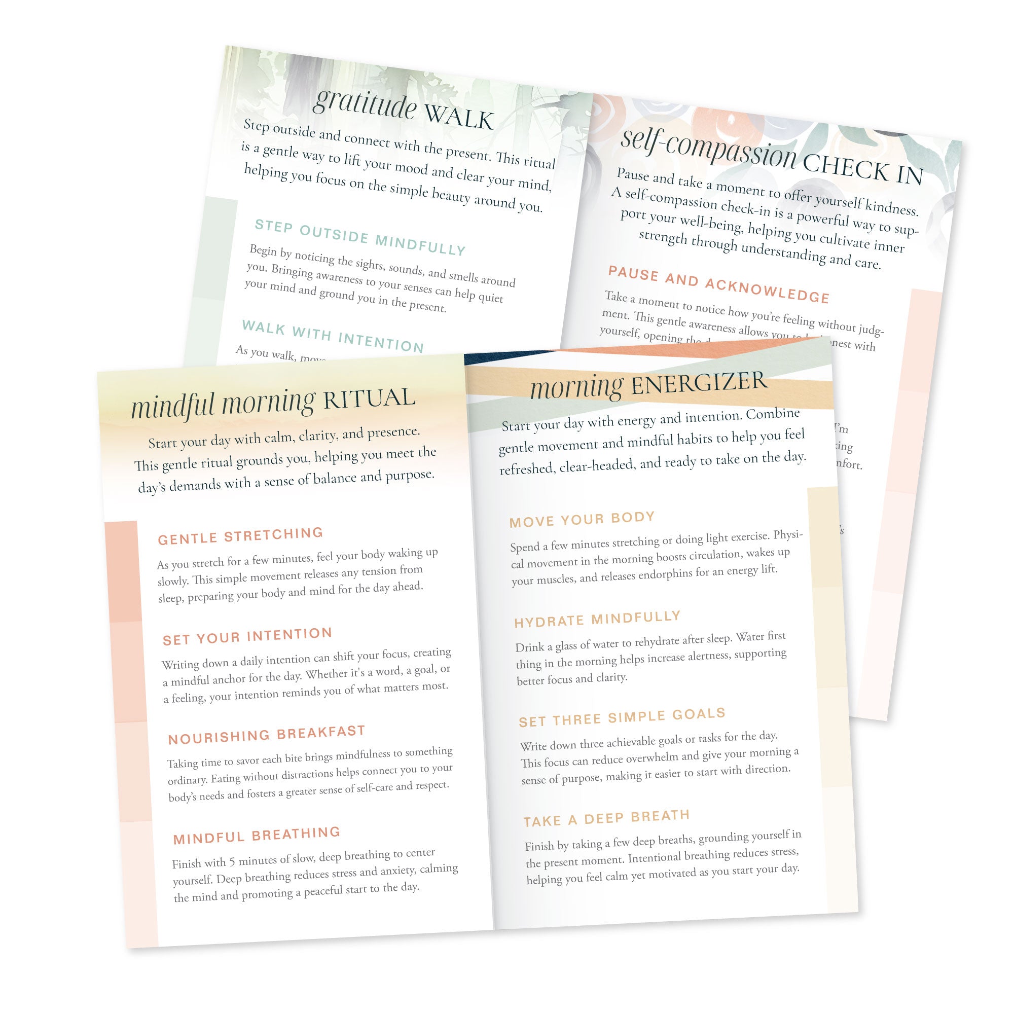 Self Care Rituals Guide & Cards