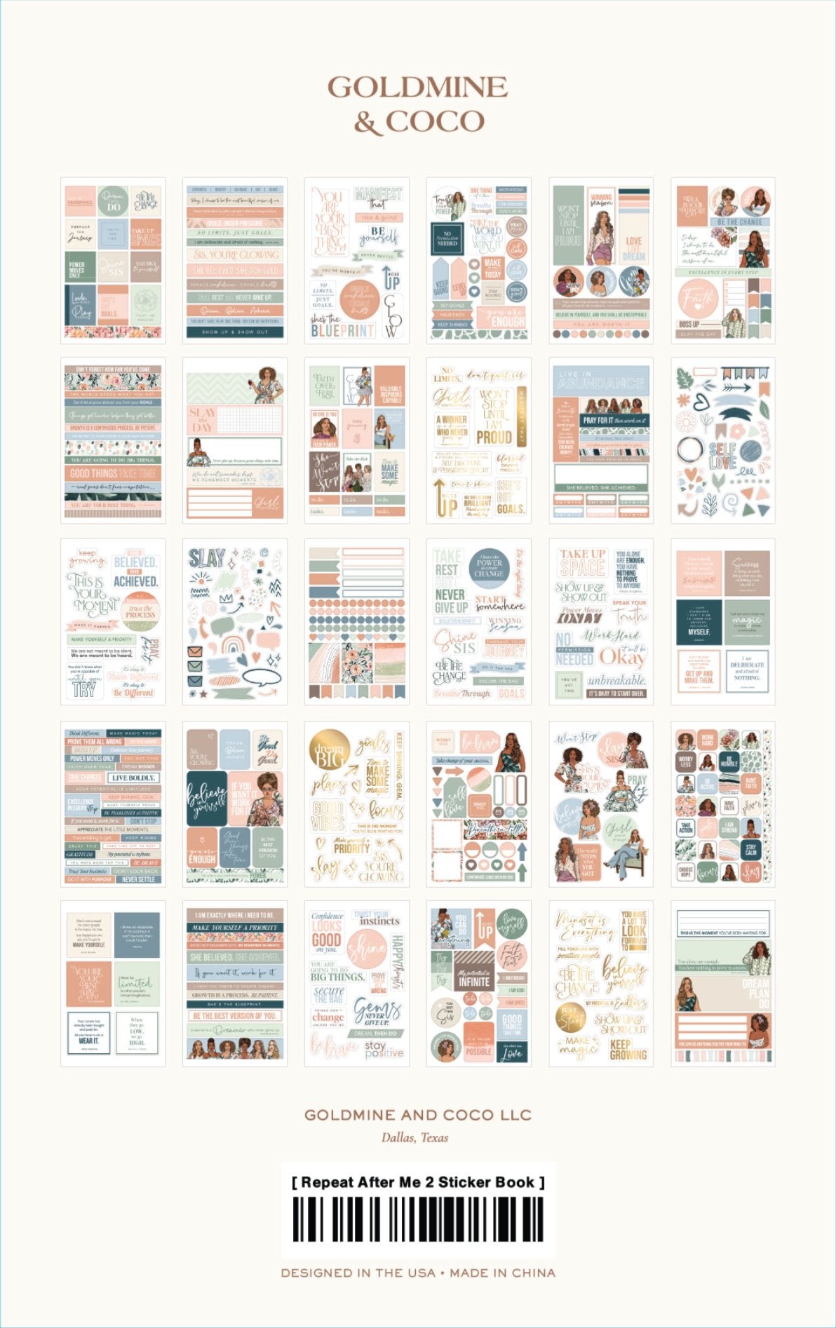 Limited Collector's Edition | Repeat After Me 2 Sticker Book - Goldmine & Coco -