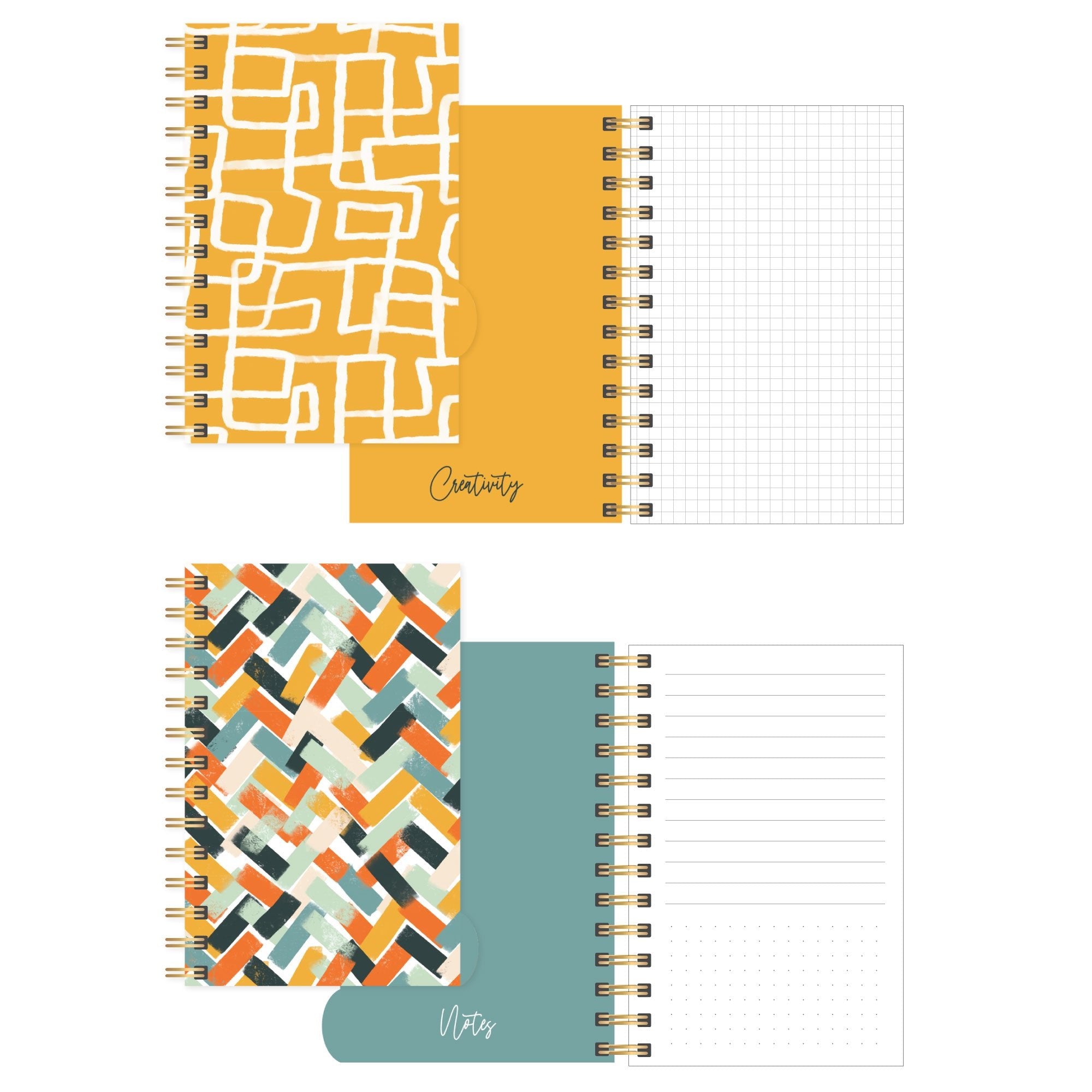 Self Care Daily Mini Notebook - Goldmine & Coco -