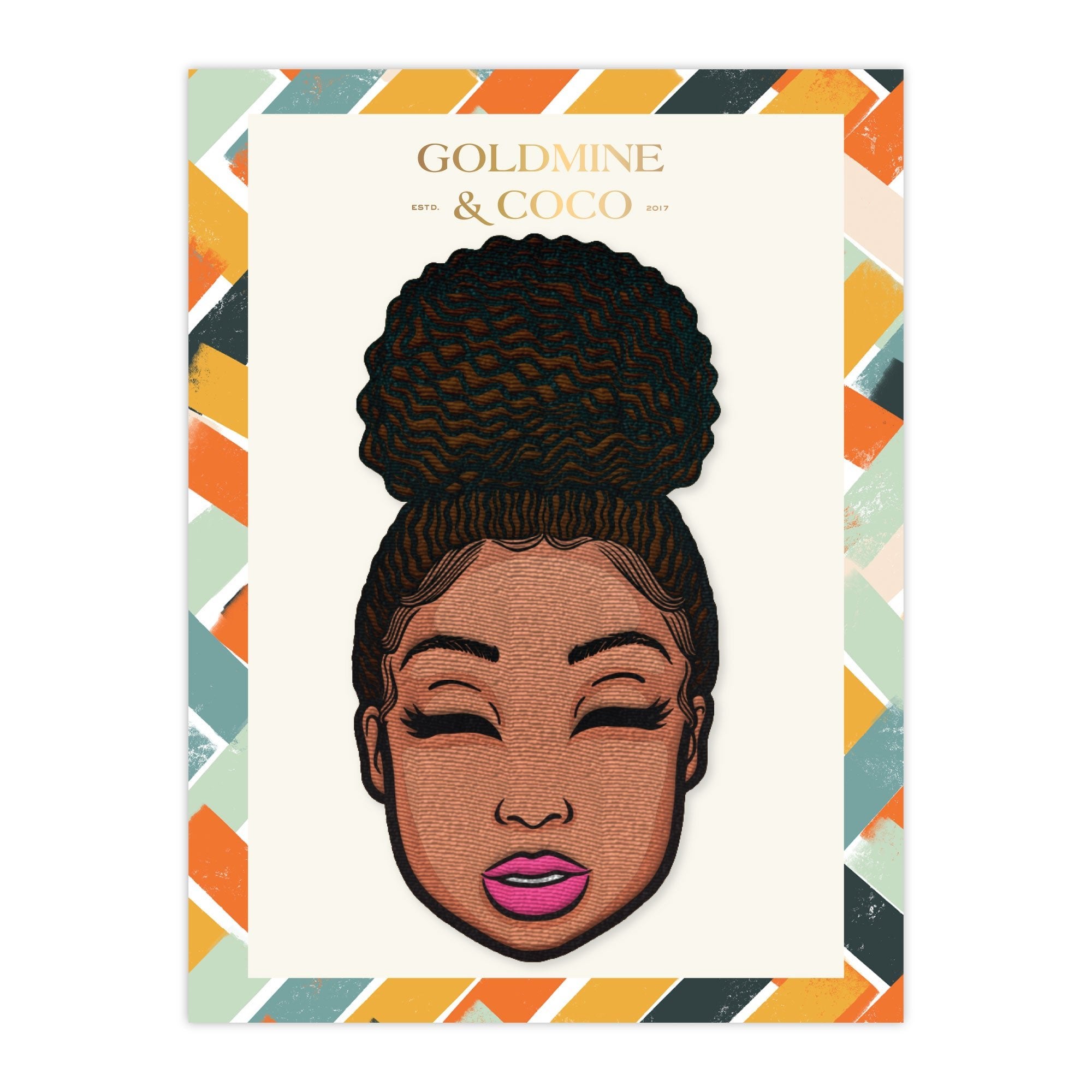 Staycation Peyton Embroidered Patch - Goldmine & Coco -