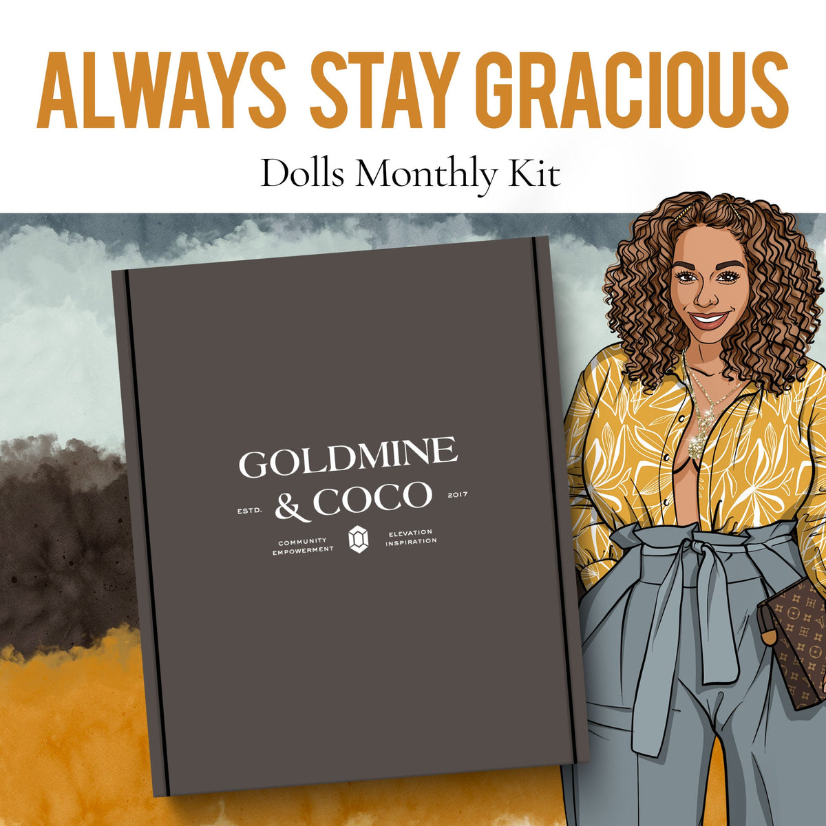Always Stay Gracious STANDARD Planning + Journaling Kit A LA CARTE –  Goldmine & Coco