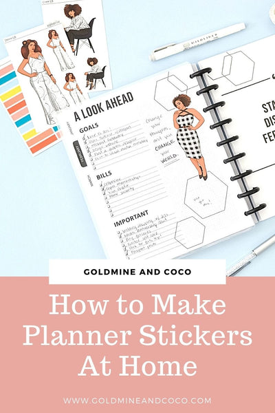 How to Make Planner Stickers By Yourself At Home