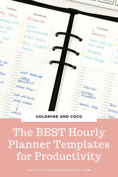 The Best Hourly Planner Templates for Maximum Productivity