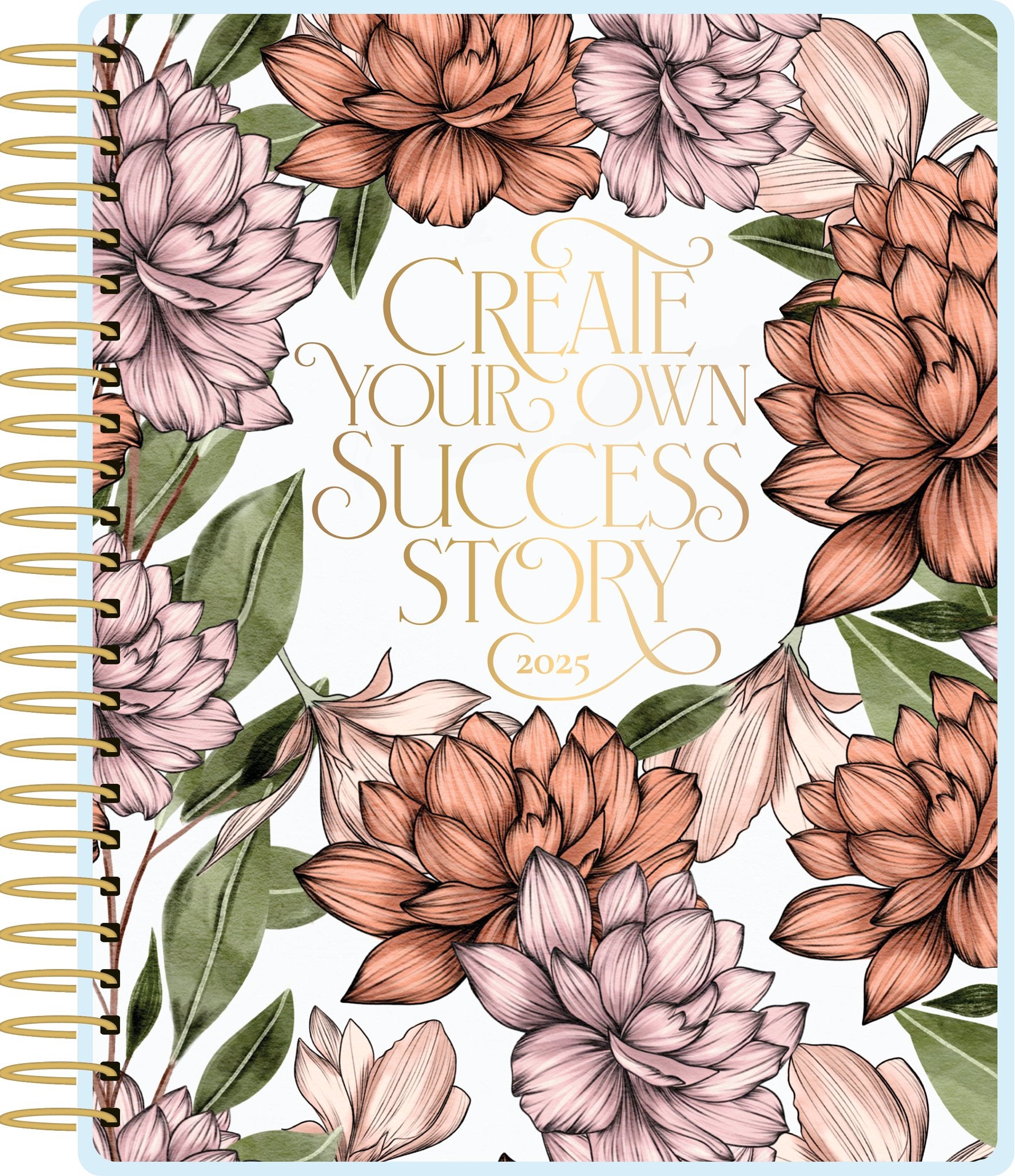 2025 Weekly Planner - Create Your Own Success Story - Full Year Agenda - Goldmine & Coco - 