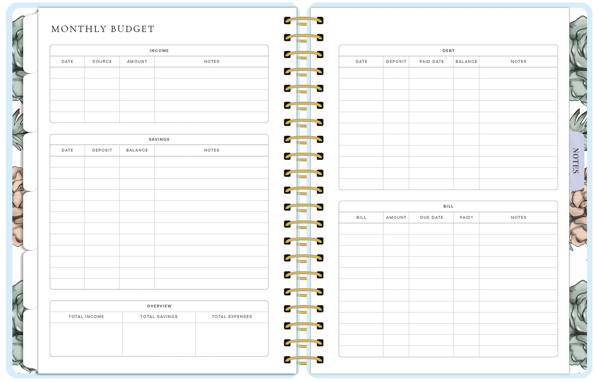 2025 Weekly Planner - Create Your Own Success Story - Full Year Agenda - Goldmine & Coco - 