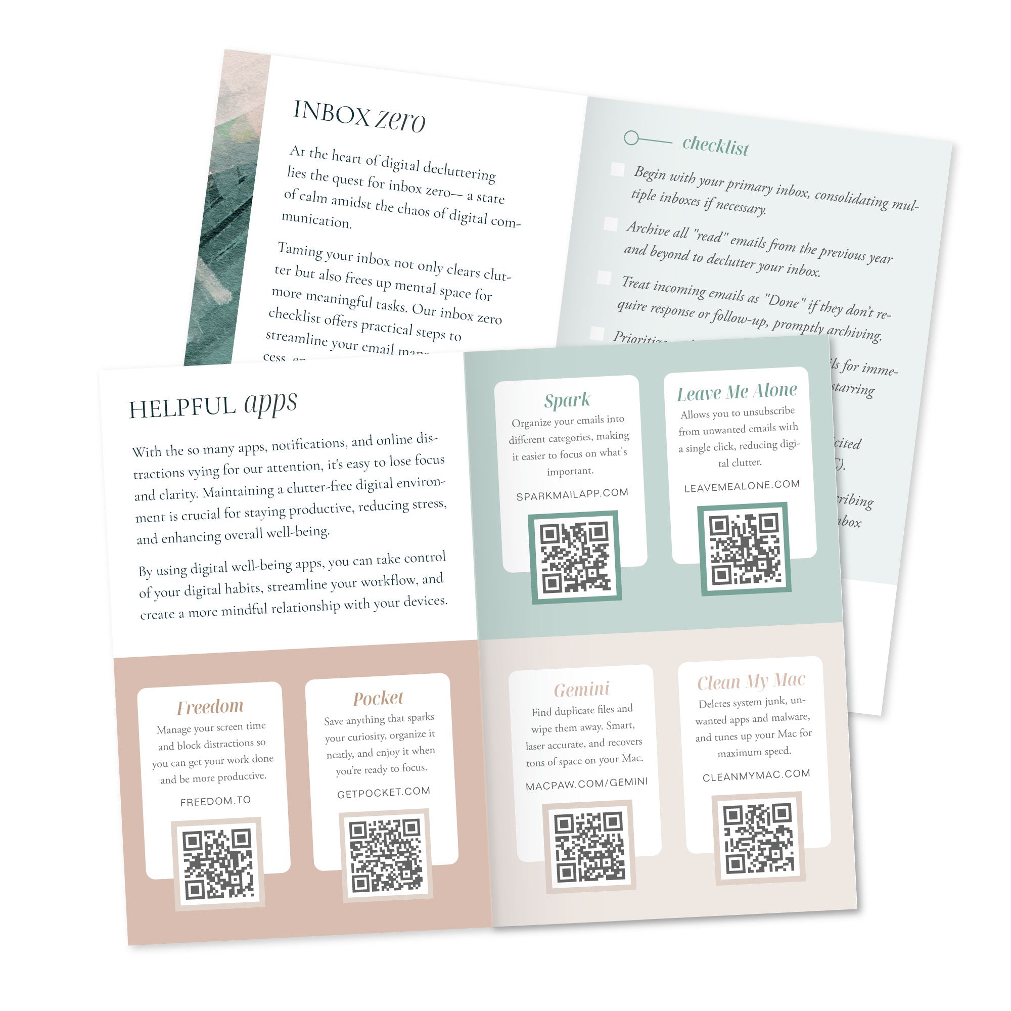 Digital Decluttering Pocket Guide