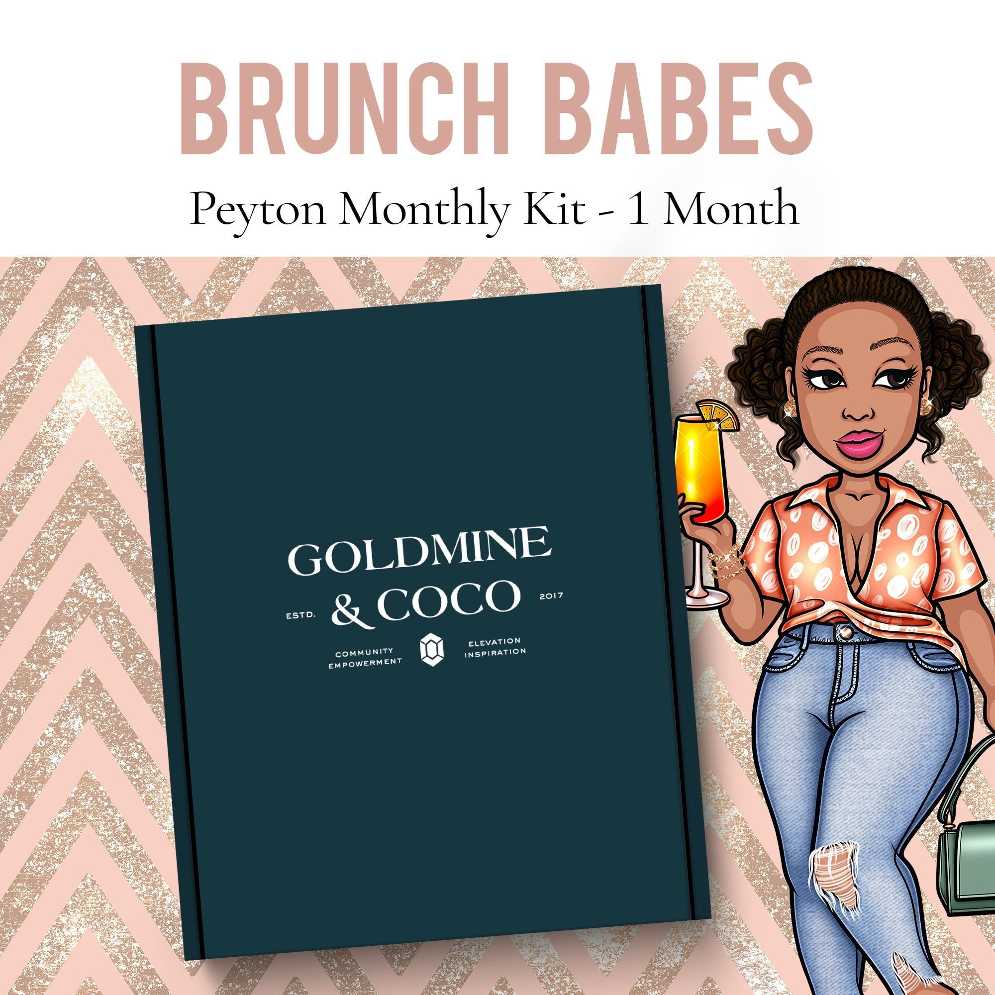 Brunch Babes PEYTON Planning + Journaling Kit A LA CARTE - Goldmine & Coco -