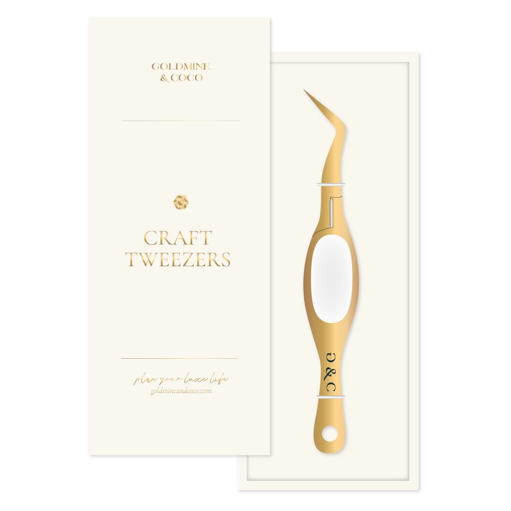 G&C Gold Craft Tweezers - Goldmine & Coco - 