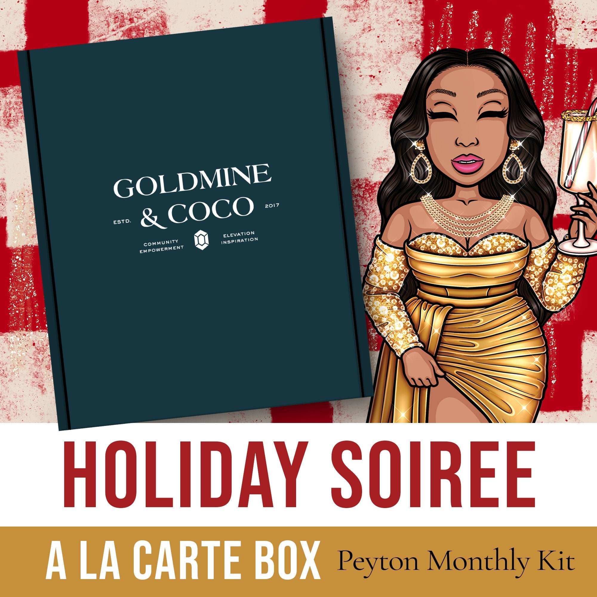 Holiday Soiree PEYTON Planning + Journaling Kit A LA CARTE - Goldmine & Coco - 