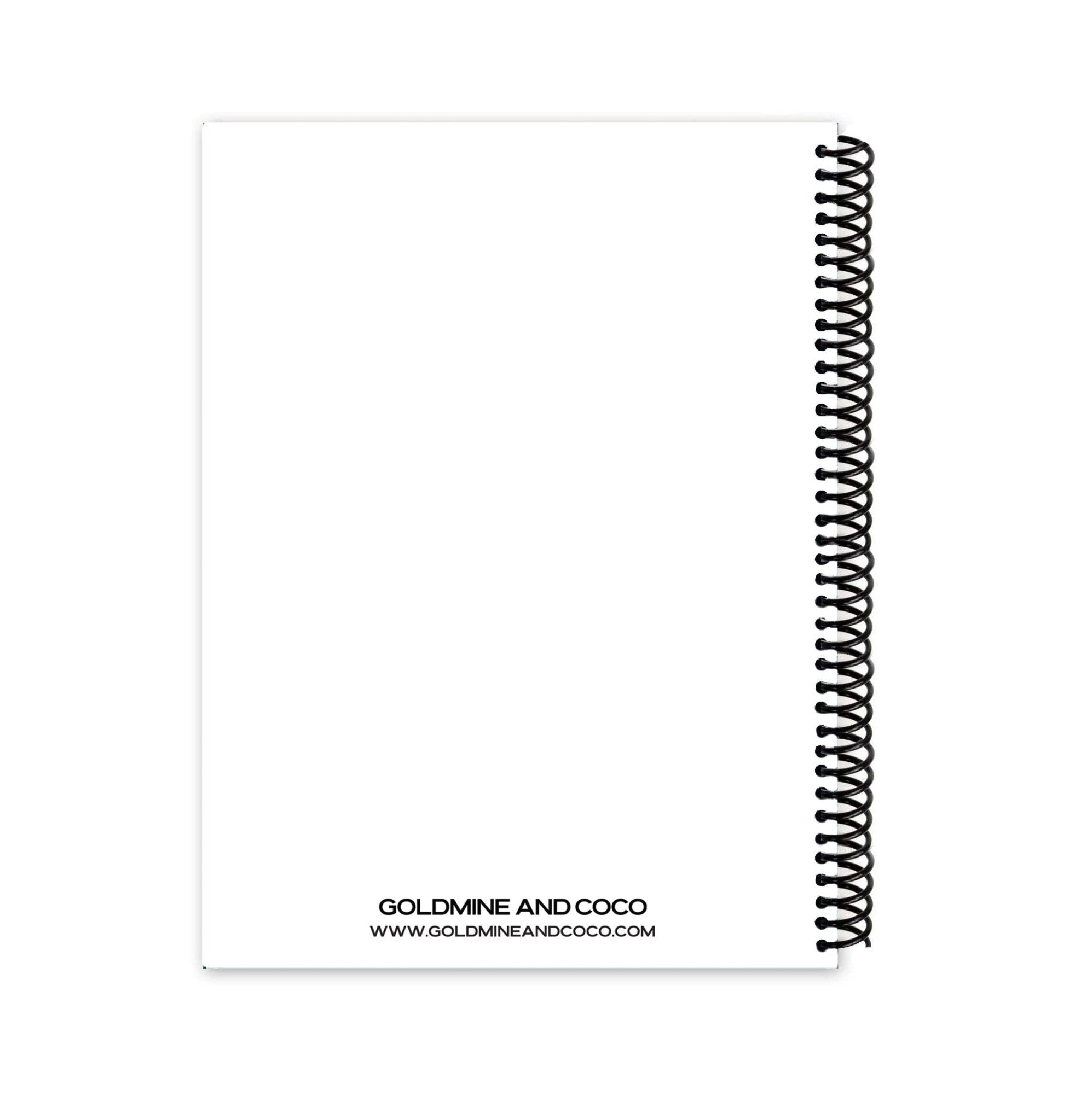 Hustle Harder A5 Spiral Notebook - Goldmine & Coco - 