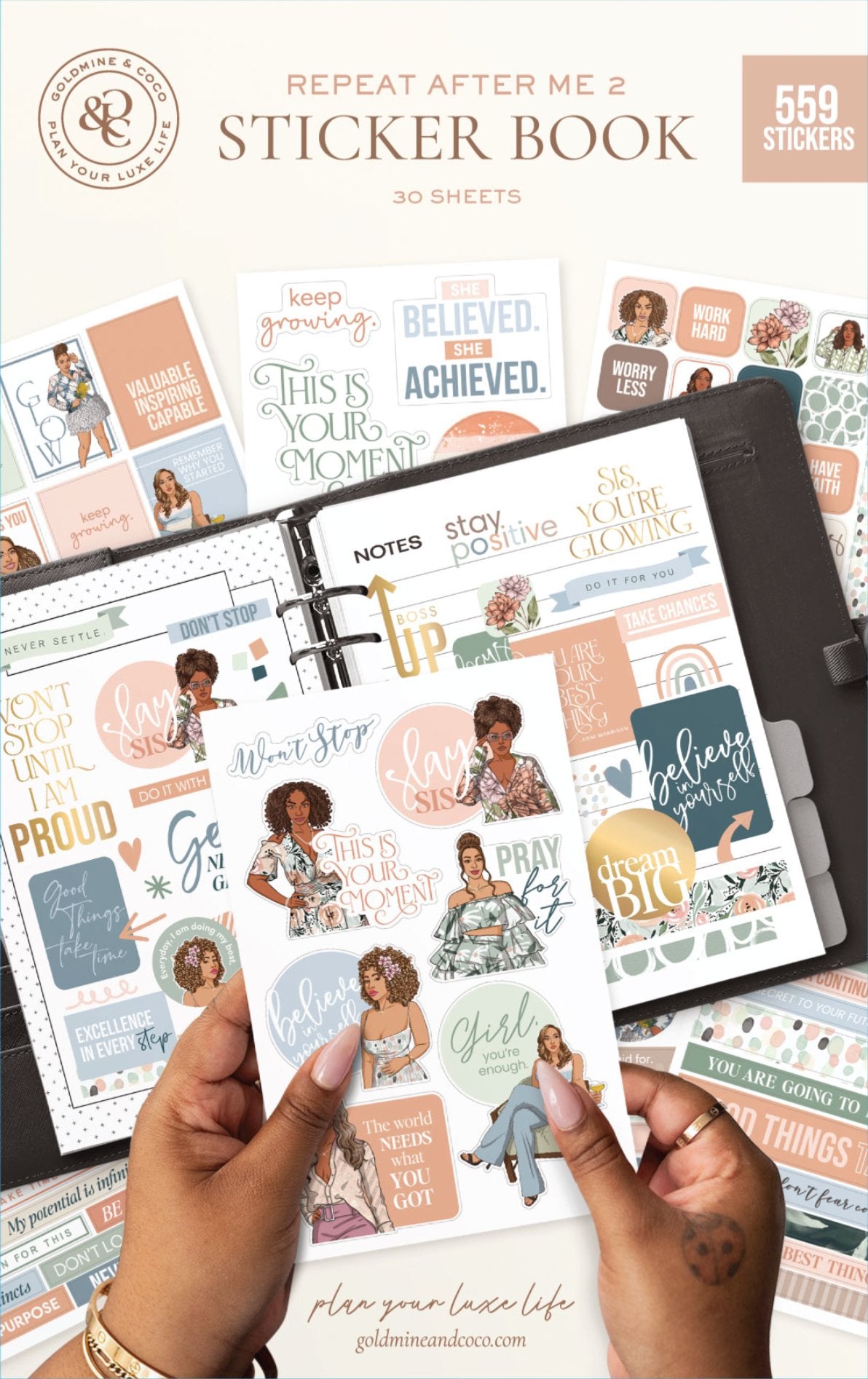 Limited Collector's Edition | Repeat After Me 2 Sticker Book - Goldmine & Coco - 