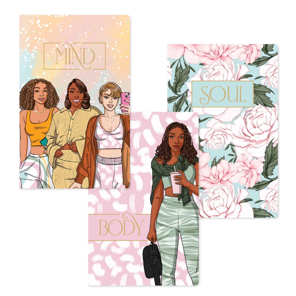 Mind, Body & Soul Pocket Journal Set - Goldmine & Coco - 