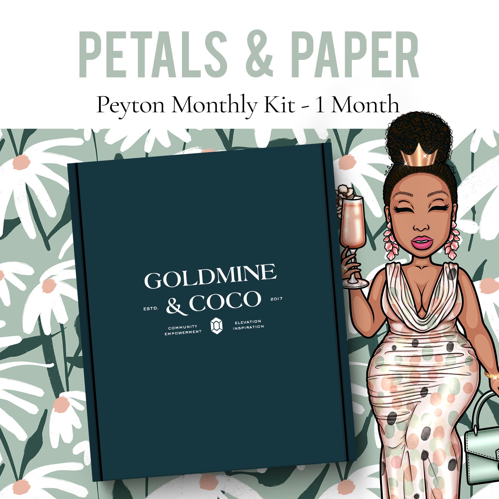 Petals & Paper PEYTON Planning + Journaling Kit A LA CARTE - Goldmine & Coco - 