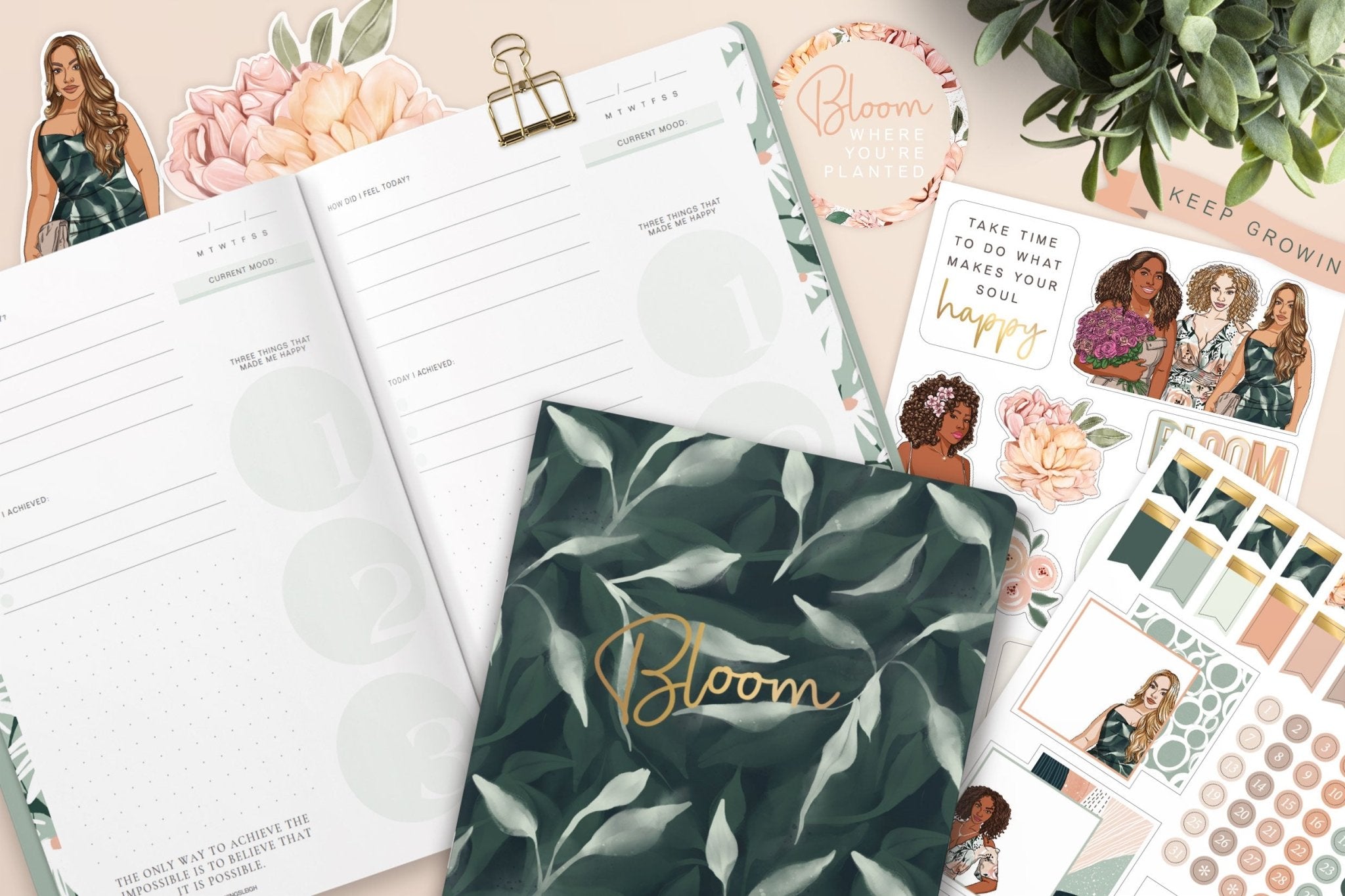 Petals & Paper STANDARD Planning + Journaling Kit A LA CARTE - Goldmine & Coco - 