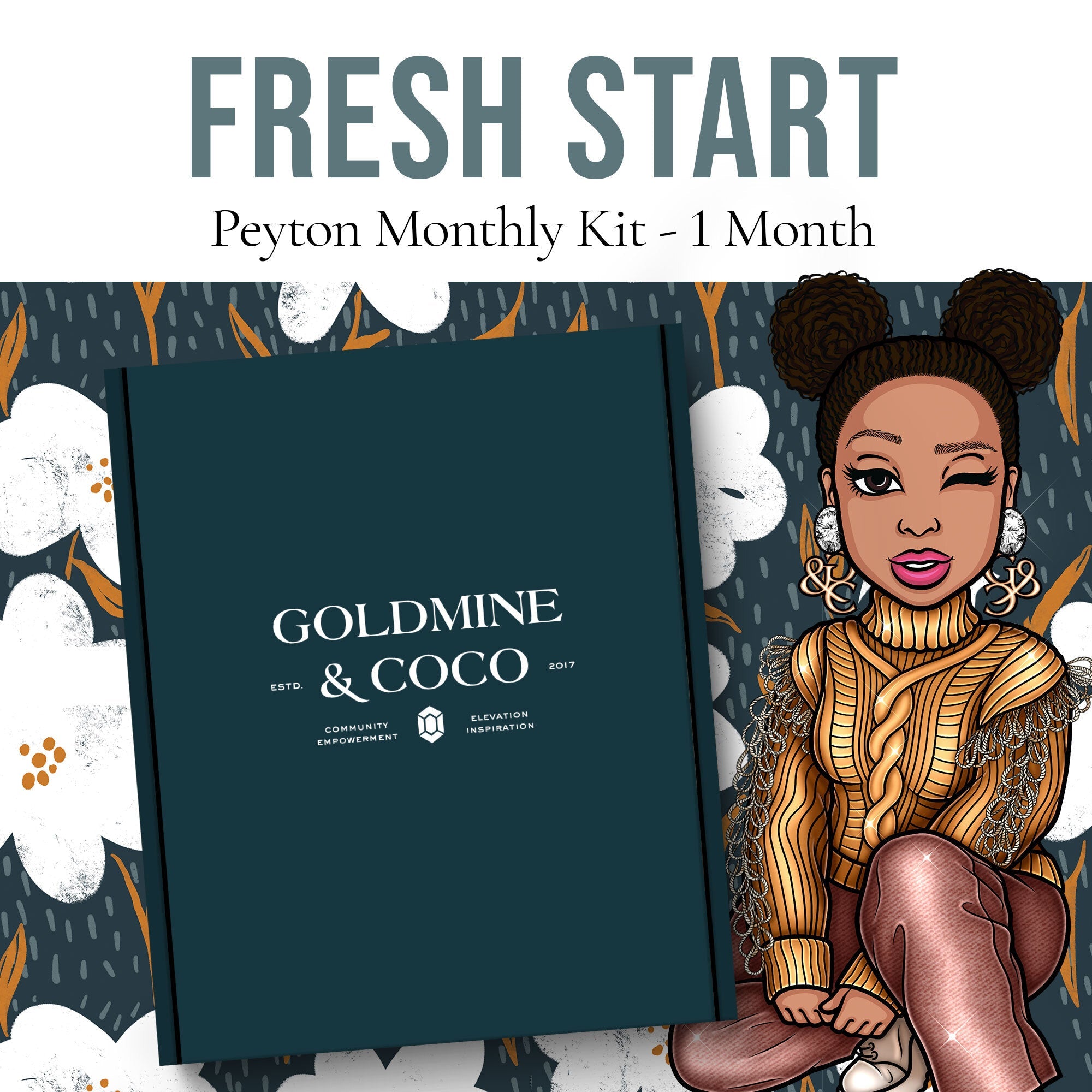 Peyton Planning + Journaling: Monthly Subscription Kit | Month to Month - Goldmine & Coco - 