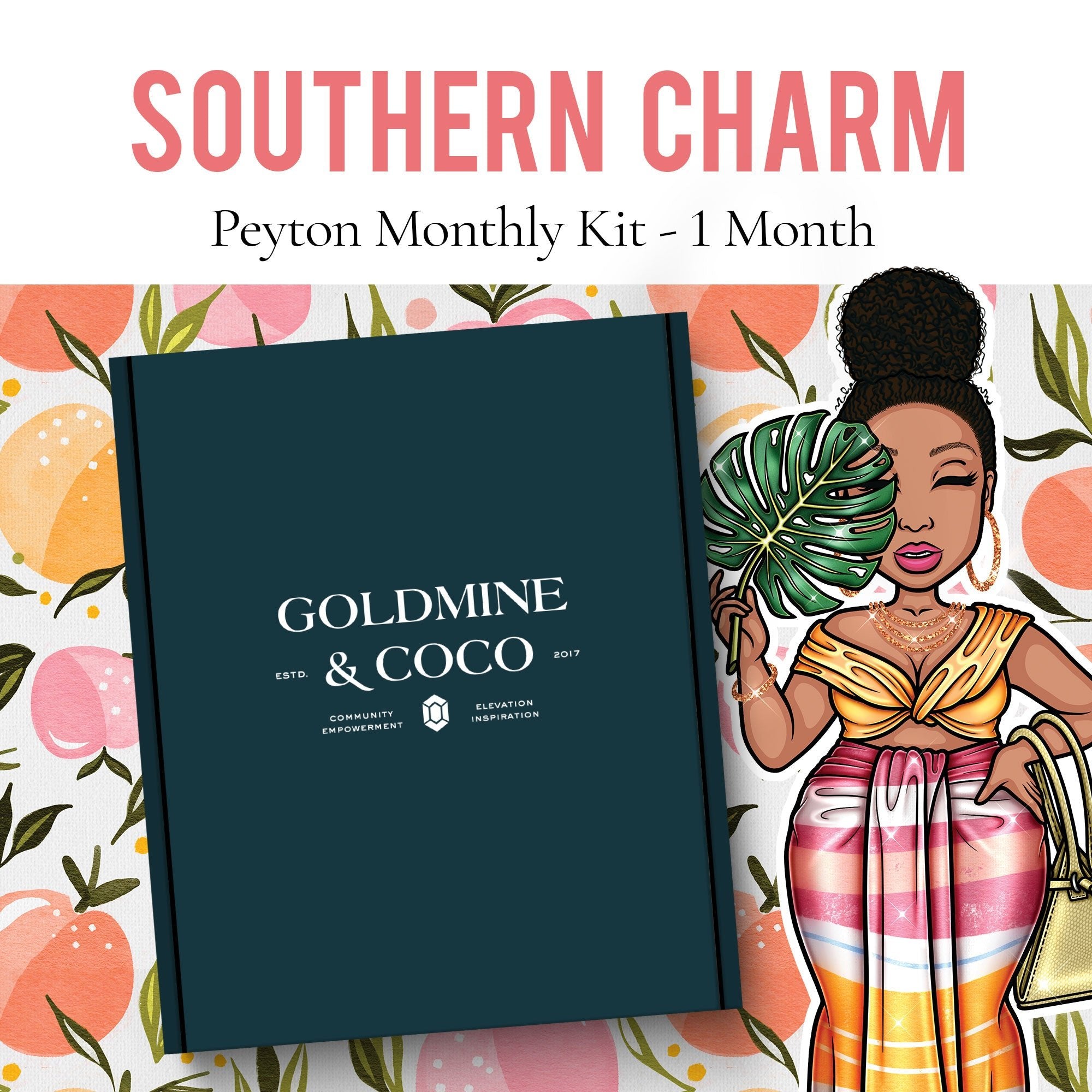 Peyton Planning + Journaling: Monthly Subscription Kit | Month to Month - Goldmine & Coco -