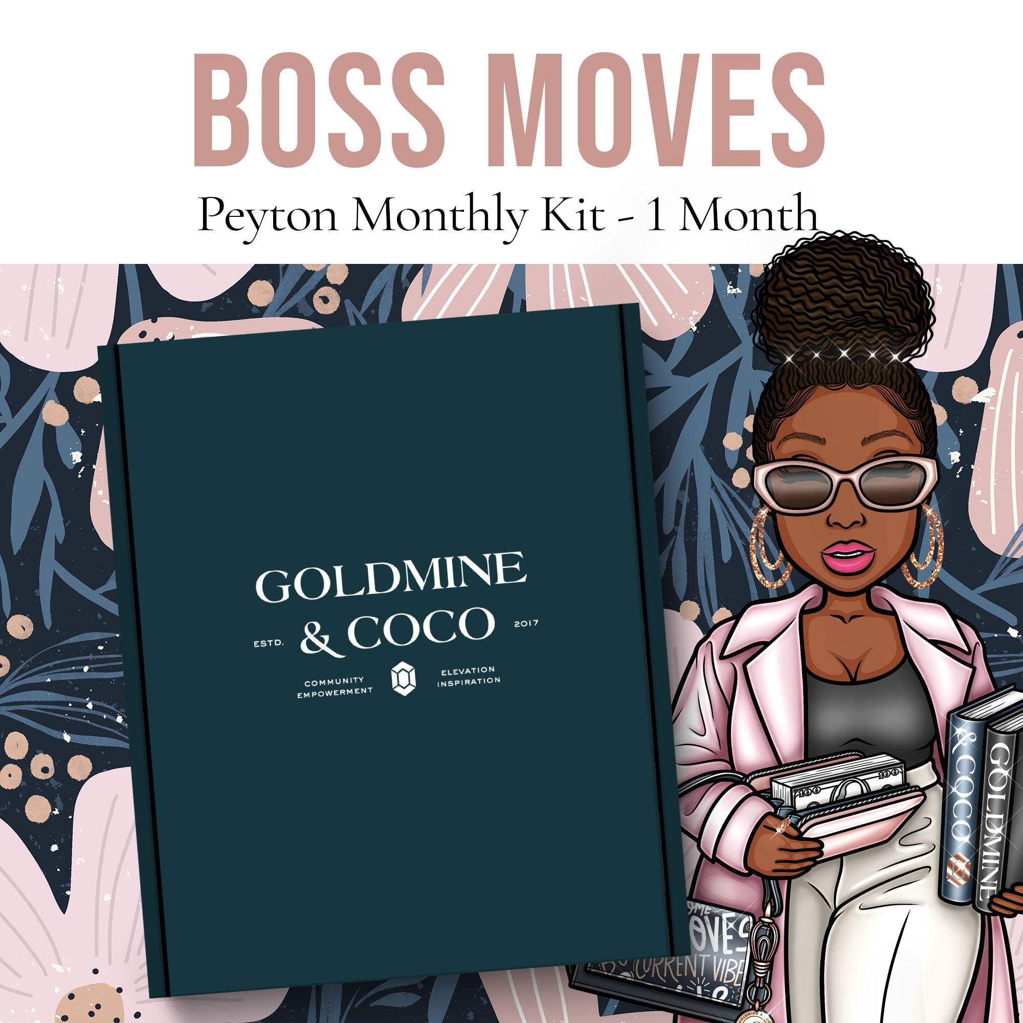 Peyton Planning + Journaling: Monthly Subscription Kit | Month to Month - Goldmine & Coco - 