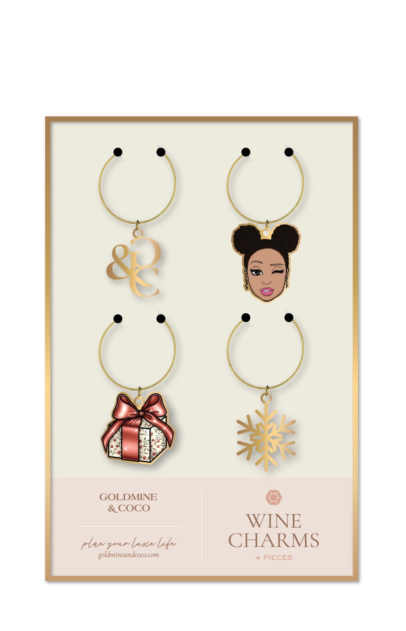 Peyton Wine Charms - Goldmine & Coco - 