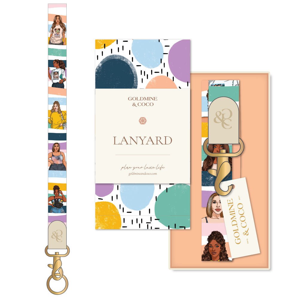 Planner's Paradise Lanyard - Goldmine & Coco - 