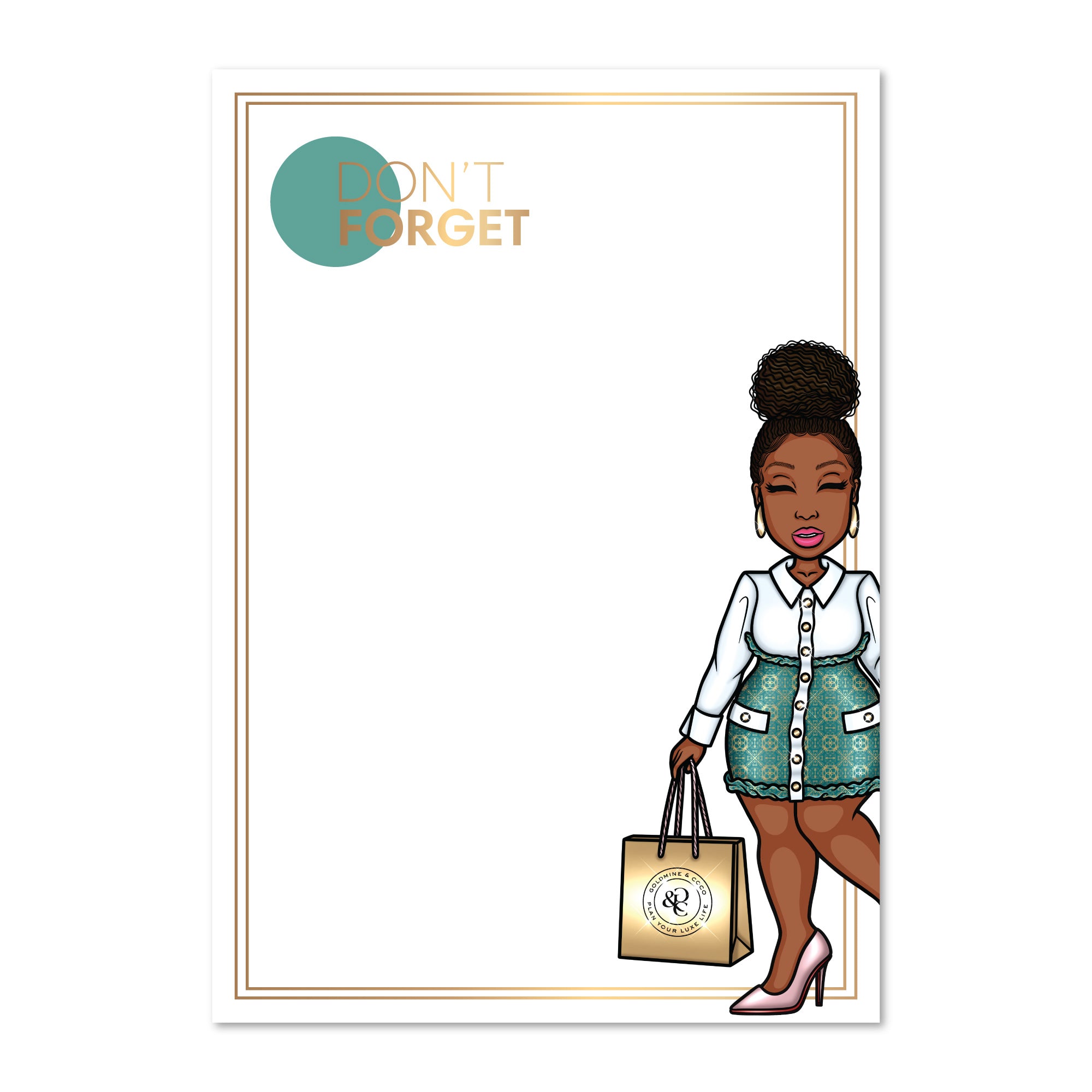 Quiet Luxury Peyton Notepad - Goldmine & Coco - 