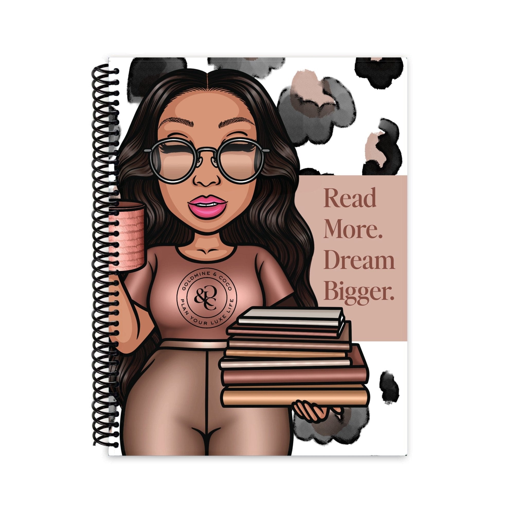 Read More. Dream Bigger. Notebook - Goldmine & Coco - 