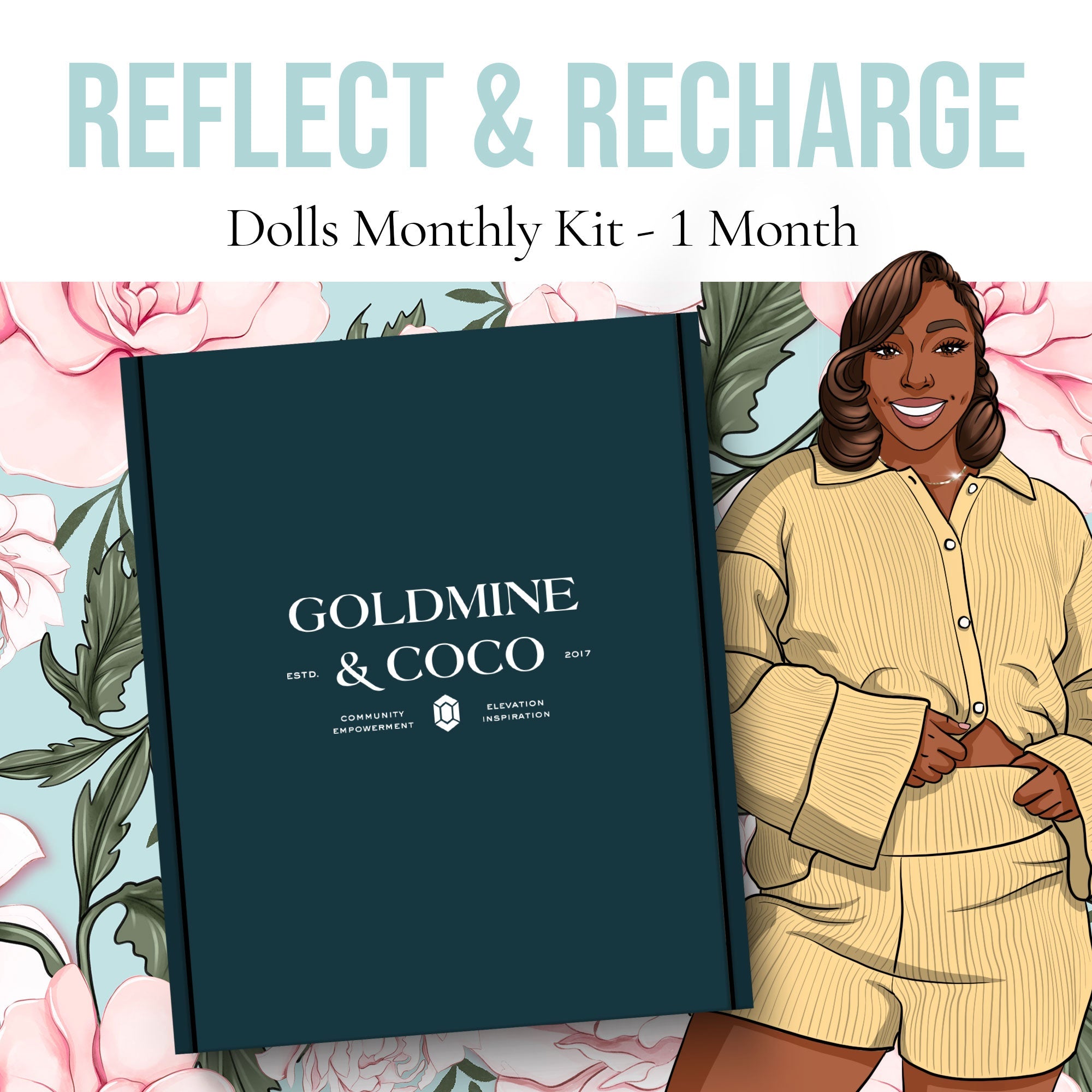 Reflect & Recharge STANDARD Planning + Journaling Kit A LA CARTE - Goldmine & Coco - 