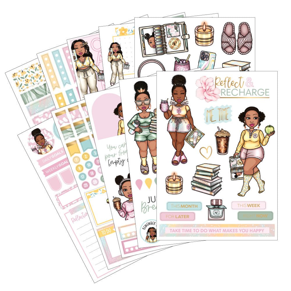 R&R Peyton Sticker Pack - Goldmine & Coco - 