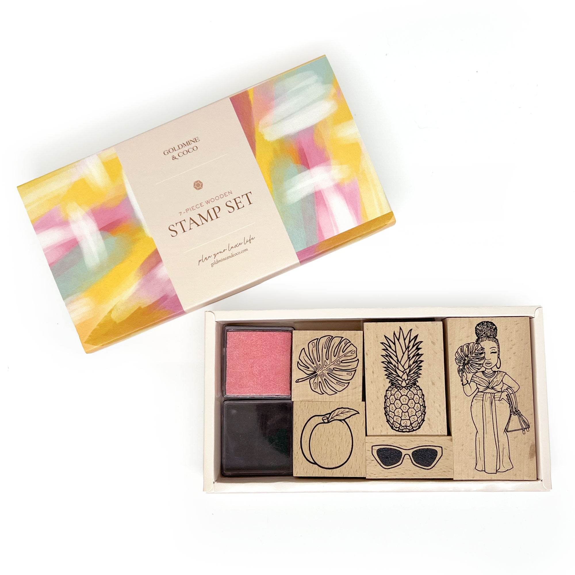 Southern Charm Peyton Wooden Stamp Set - Goldmine & Coco - 