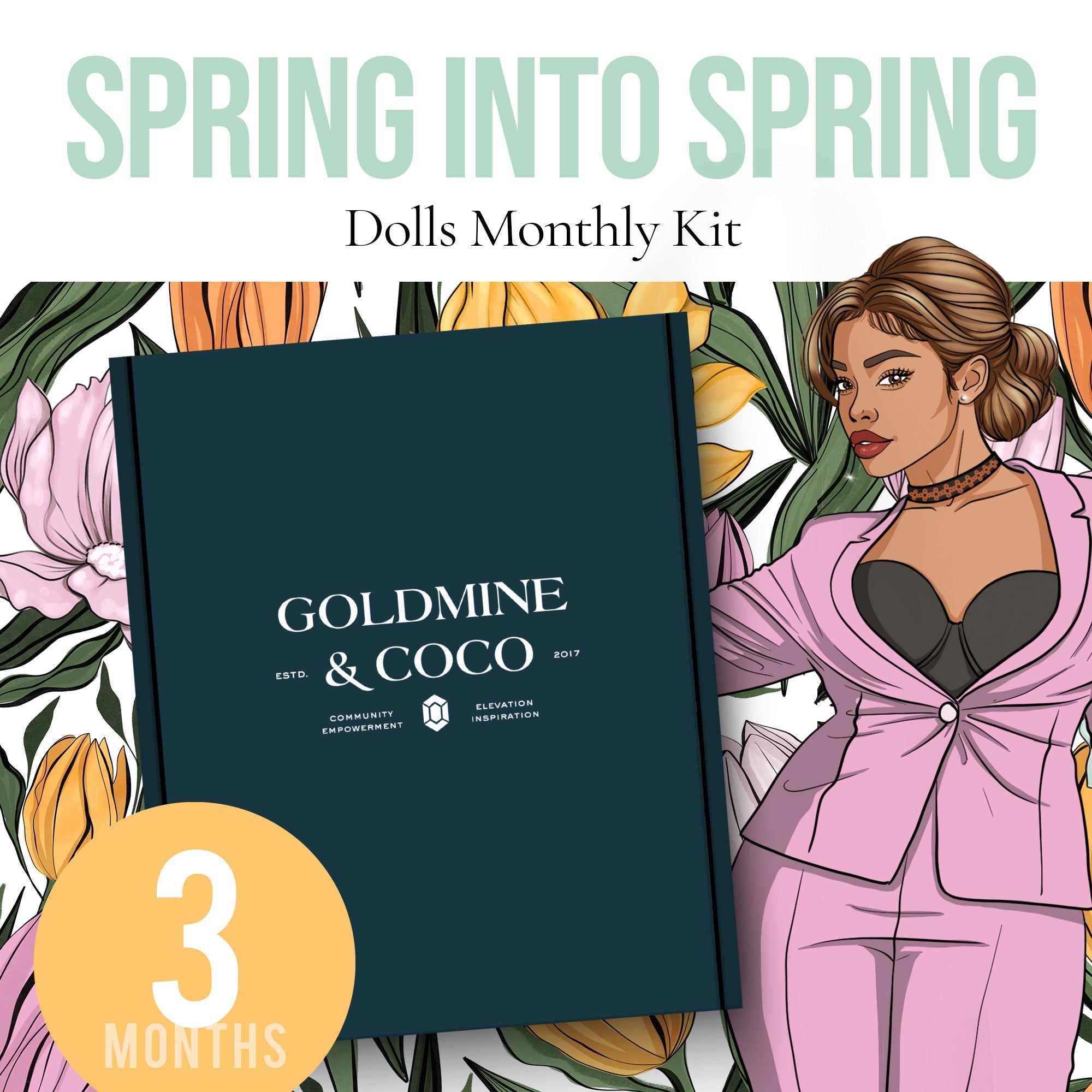 Standard Planning + Journaling: Monthly Subscription Kit | 3 Months - Goldmine & Coco - 