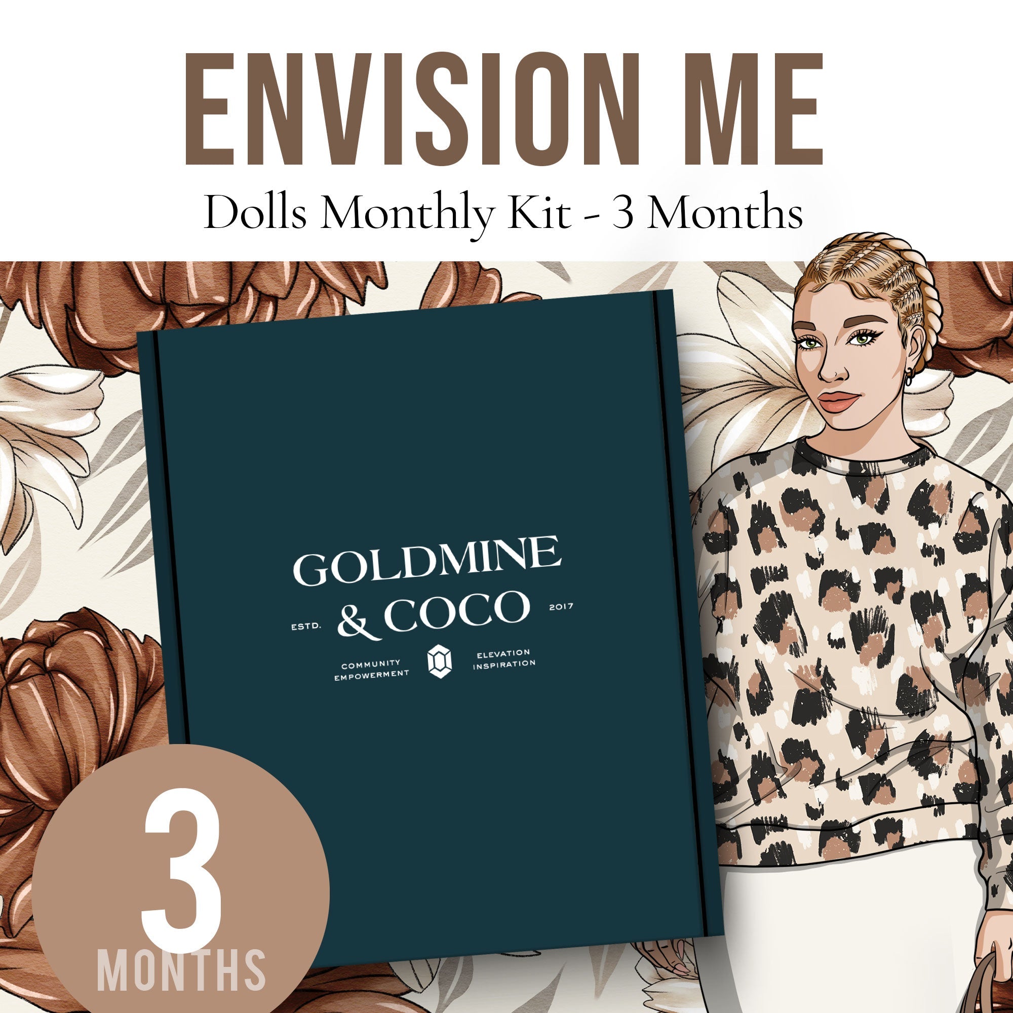 Standard Planning + Journaling: Monthly Subscription Kit | 3 Months - Goldmine & Coco - 