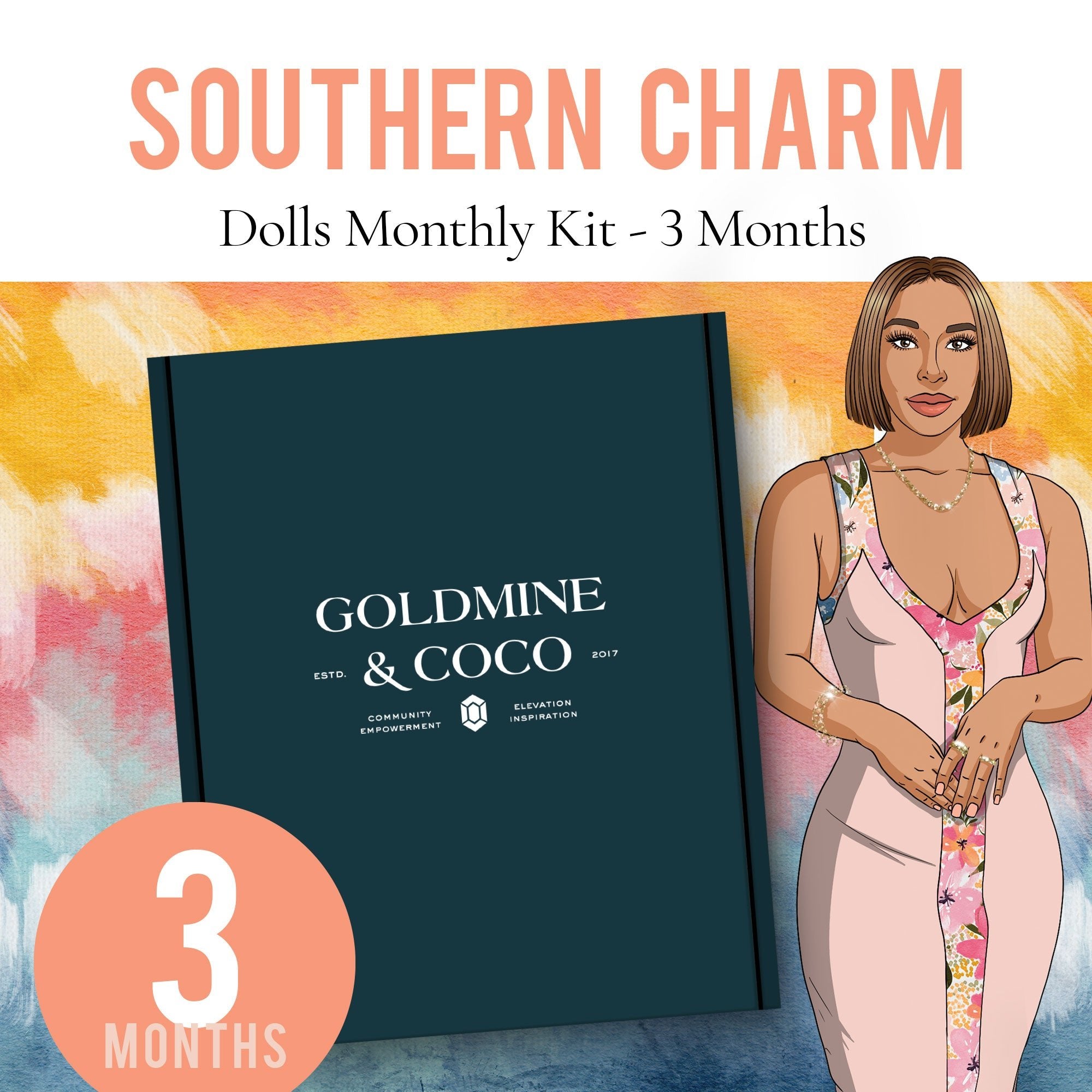 Standard Planning + Journaling: Monthly Subscription Kit | 3 Months - Goldmine & Coco -