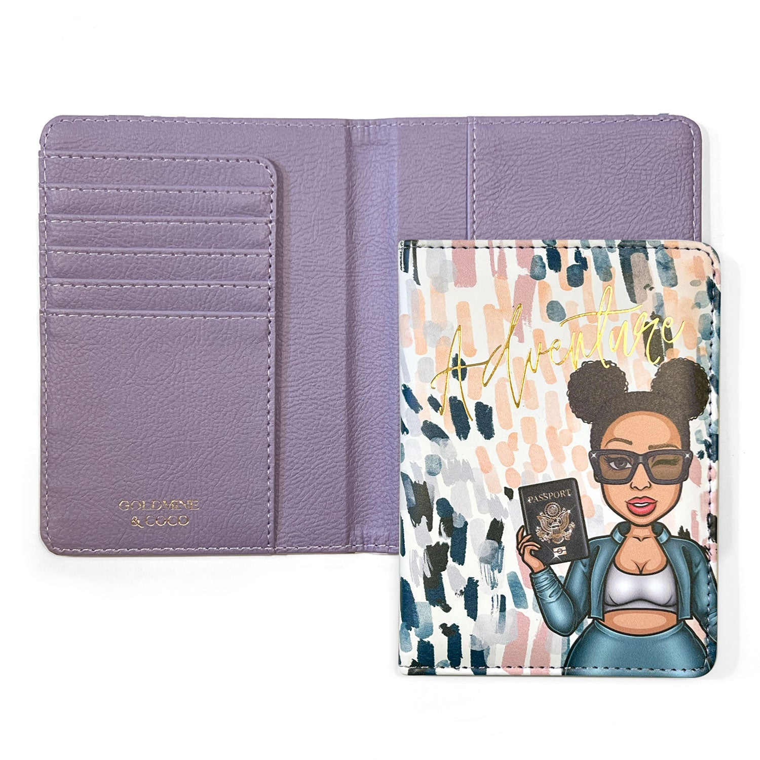 Wanderlust Peyton Passport Cover - Goldmine & Coco - 