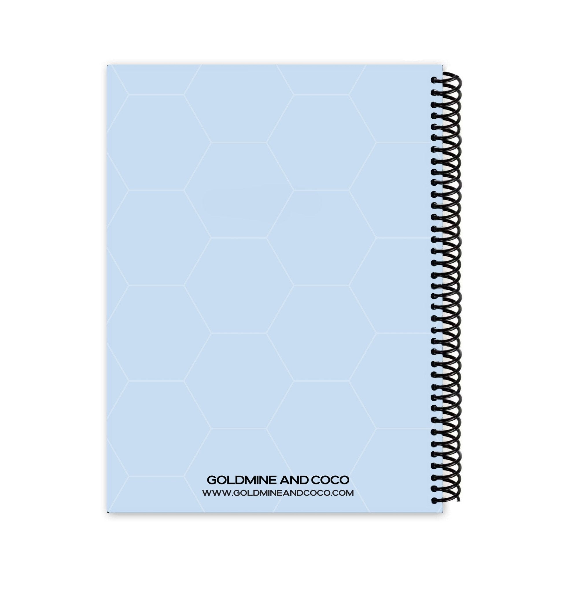 Write The Vision A5 Spiral Notebook - Goldmine & Coco - 