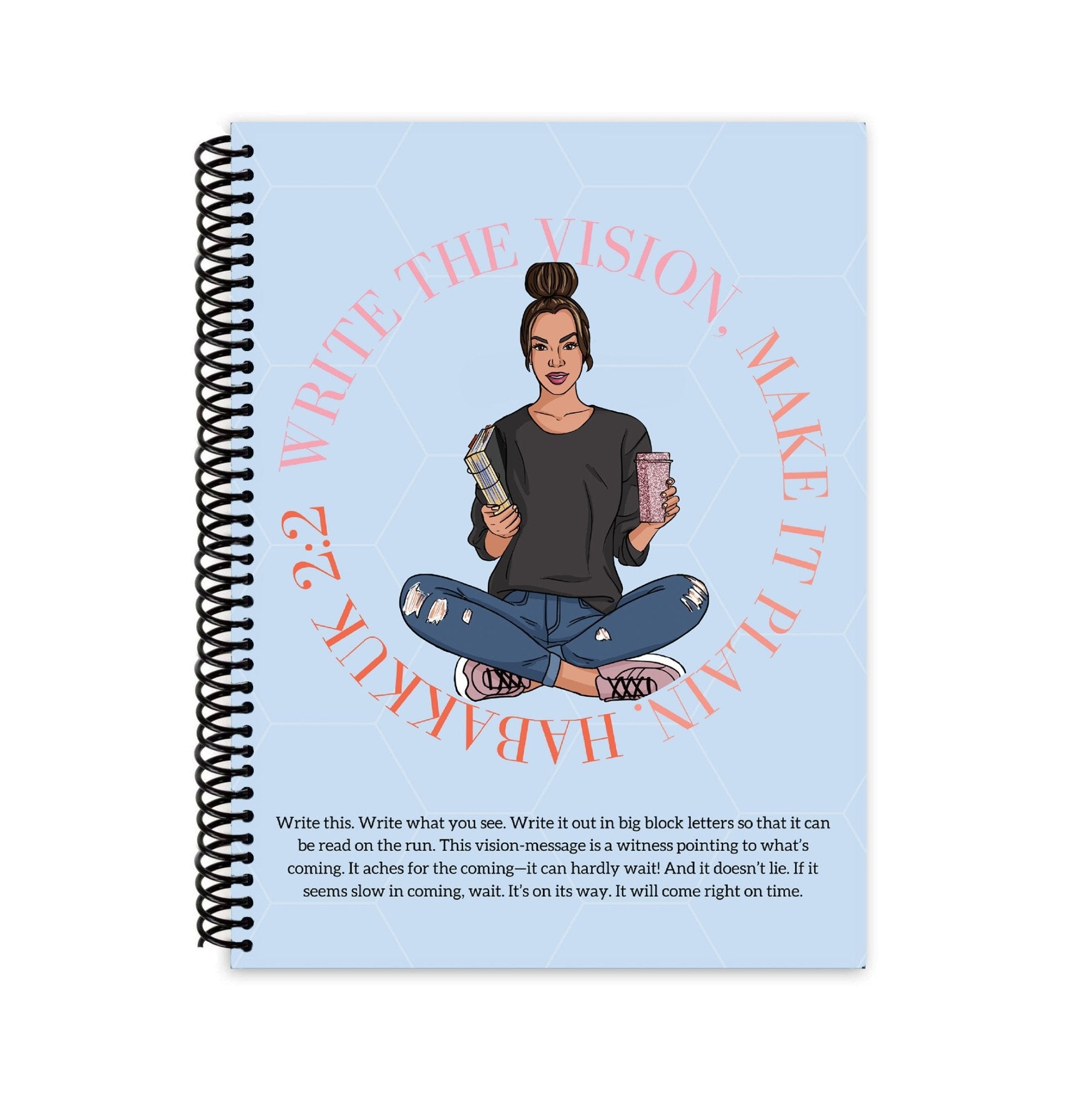 Write The Vision A5 Spiral Notebook - Goldmine & Coco - 