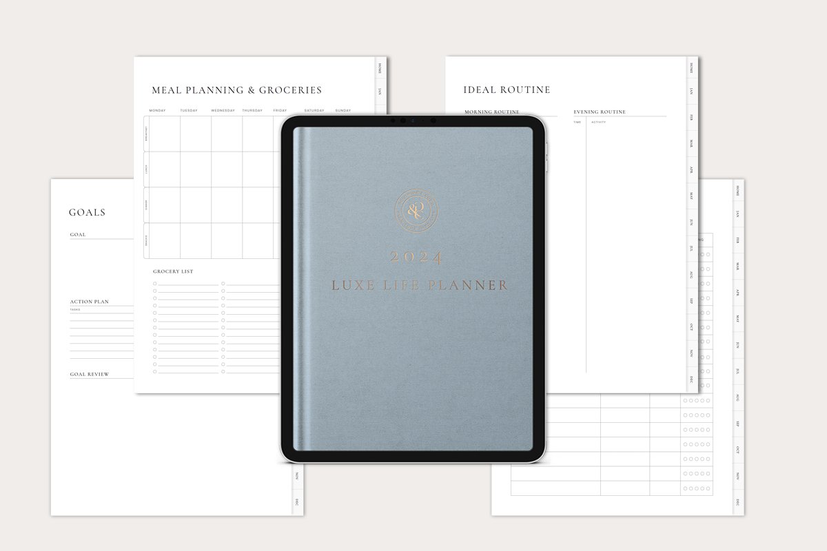 Goldmine & Coco® 2024 Digital Luxe Life Planner - Goldmine & Coco -