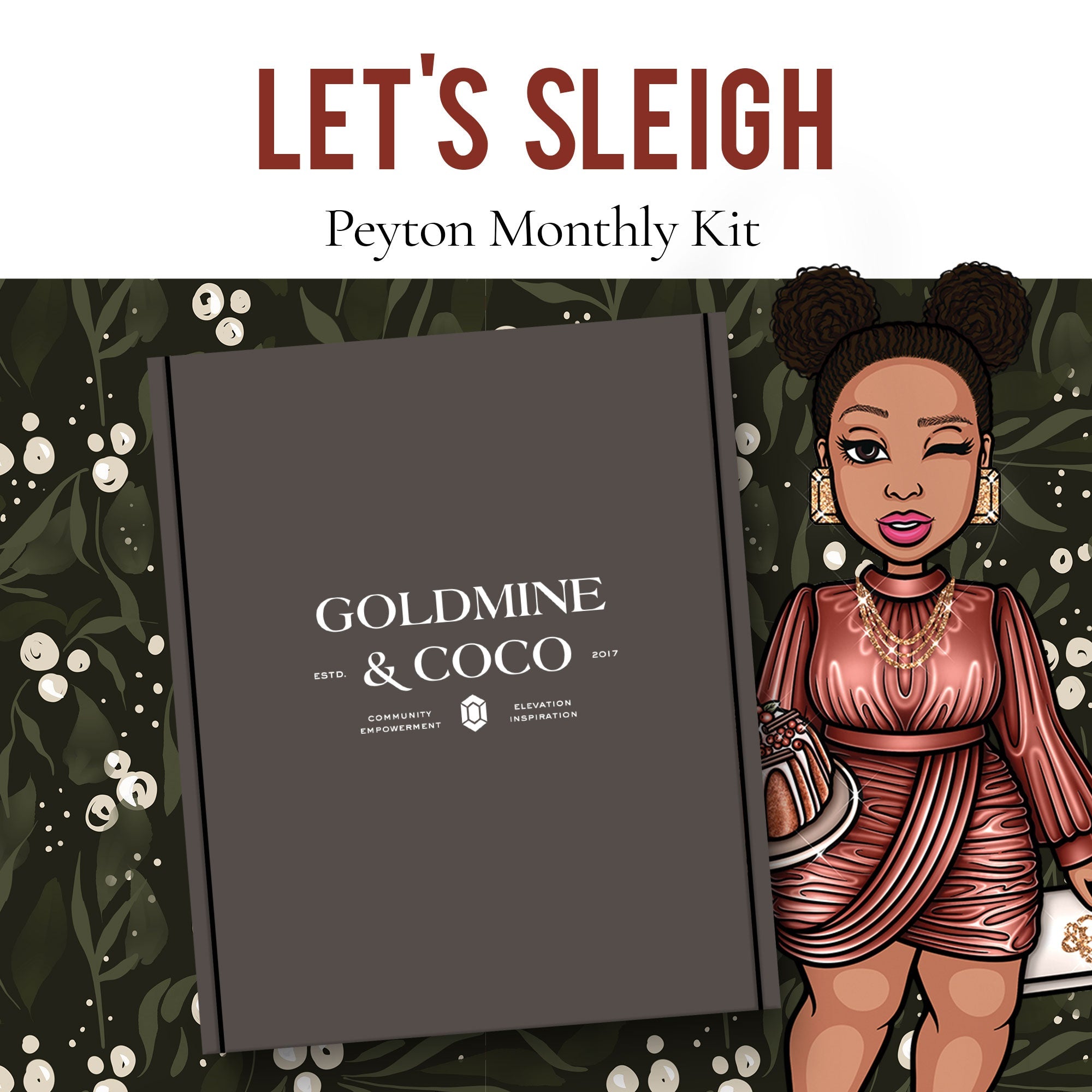 Let's Sleigh PEYTON Planning + Journaling Kit A LA CARTE - Goldmine & Coco -