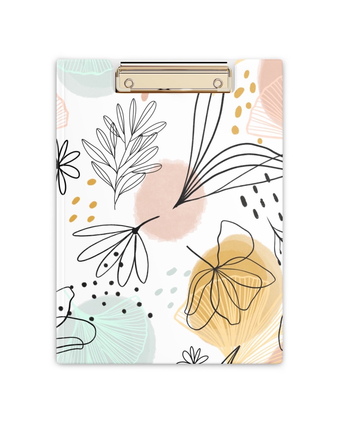 Clipfolio floral forrado