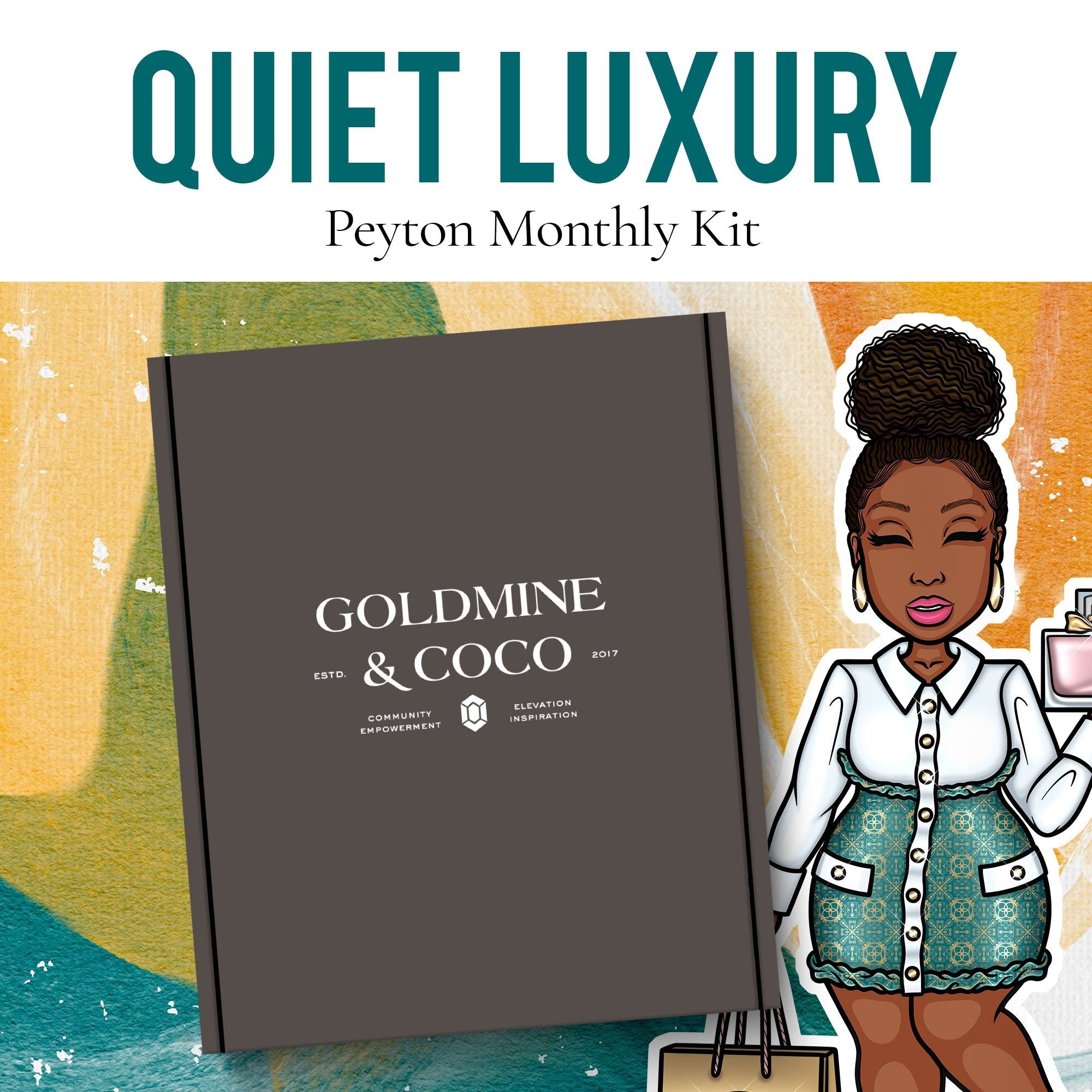 Quiet Luxury PEYTON Planning + Journaling Kit A LA CARTE - Goldmine & Coco -