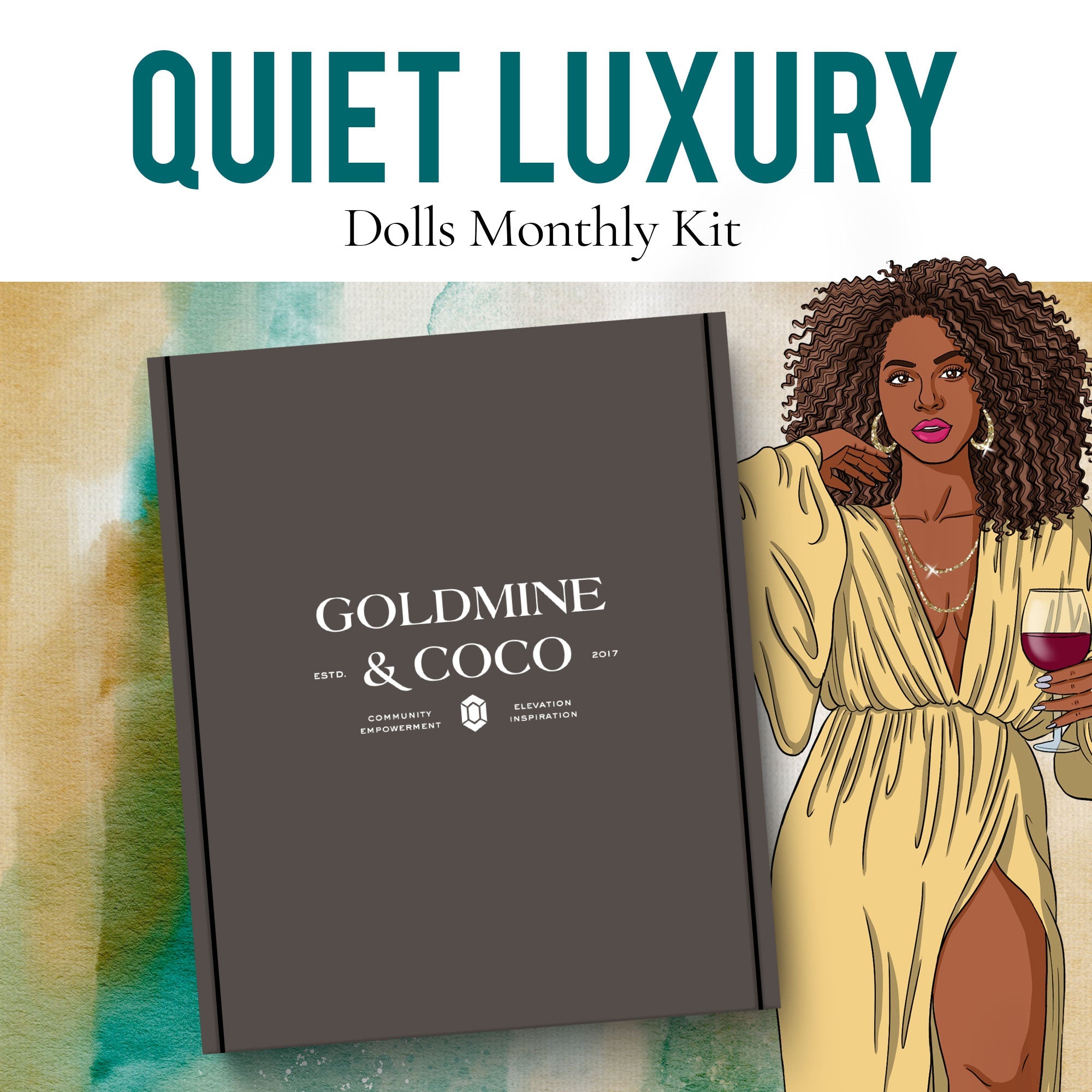 Quiet Luxury Standard Planning + Journaling Kit A LA CARTE - Goldmine & Coco -