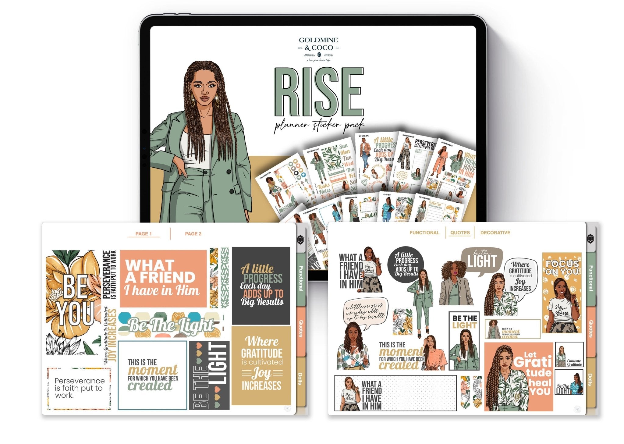 Rise Digital Sticker Book